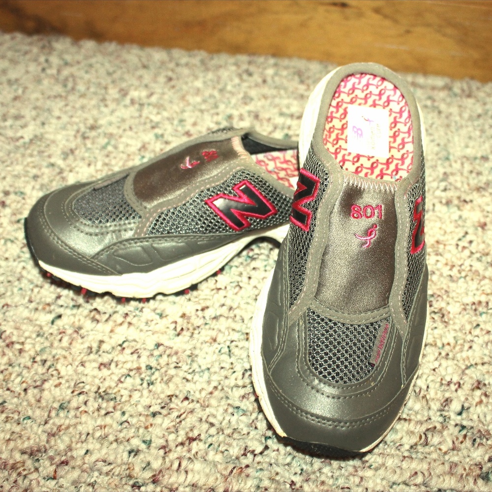 New Balance Metallic Slide on Sneakers 5